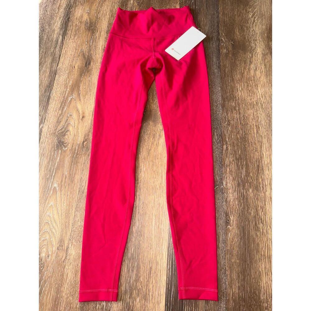 Lululemon Wunder Train High Rise 28” Pink Dragonfruit Size 4 NWT - Picture 2 of 7